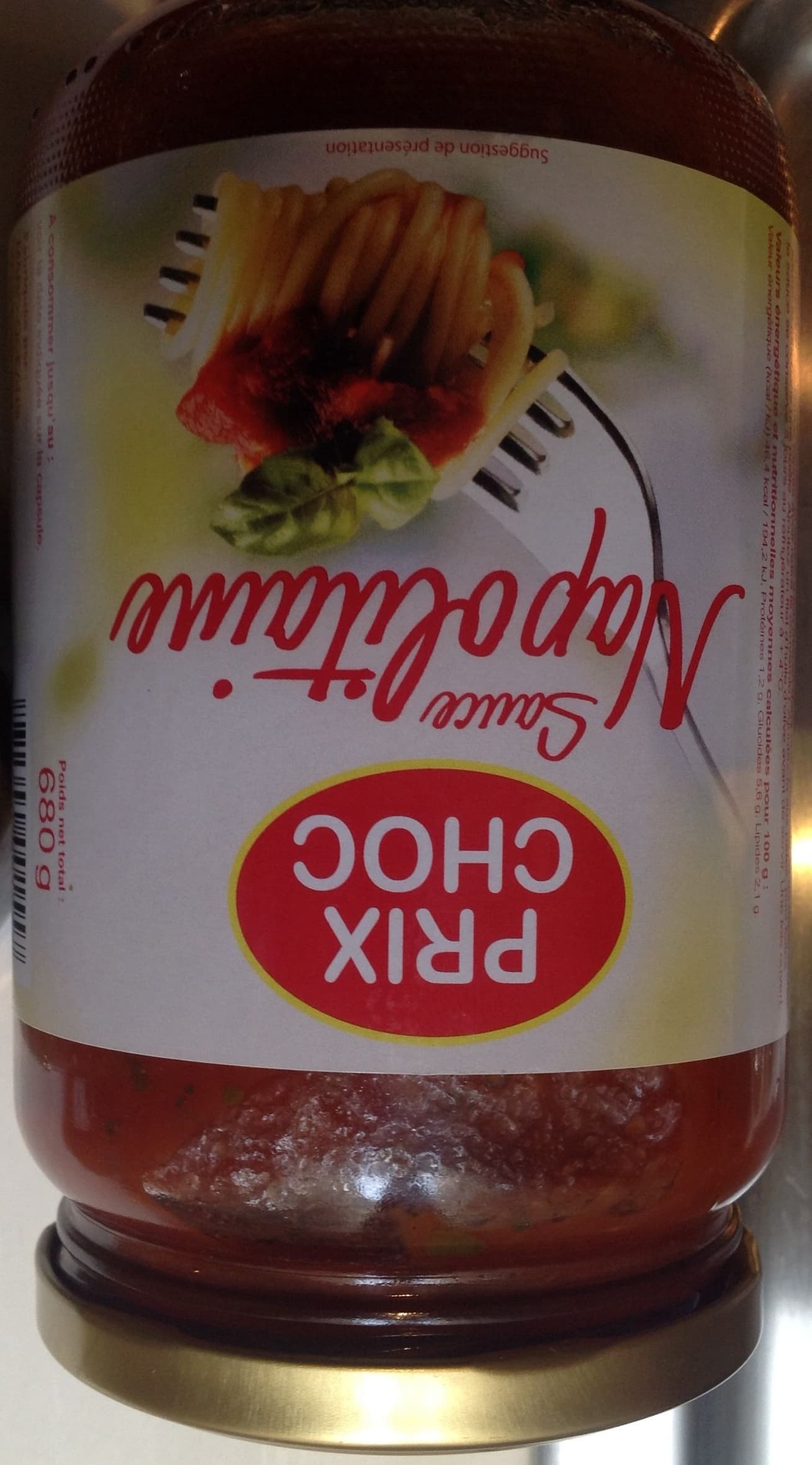 Prix Choc Sauce napolitaine packshot