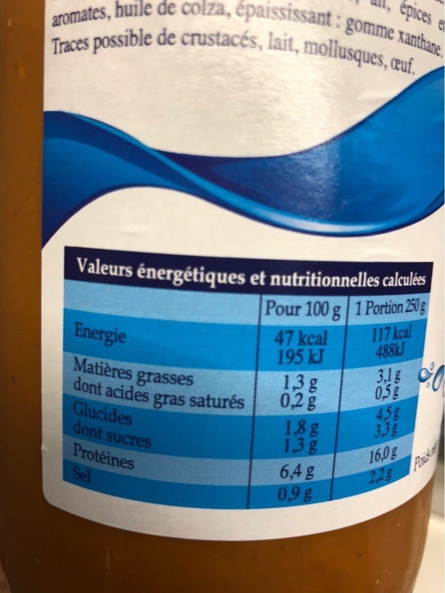 Open Food Facts Soupe de poisson packshot