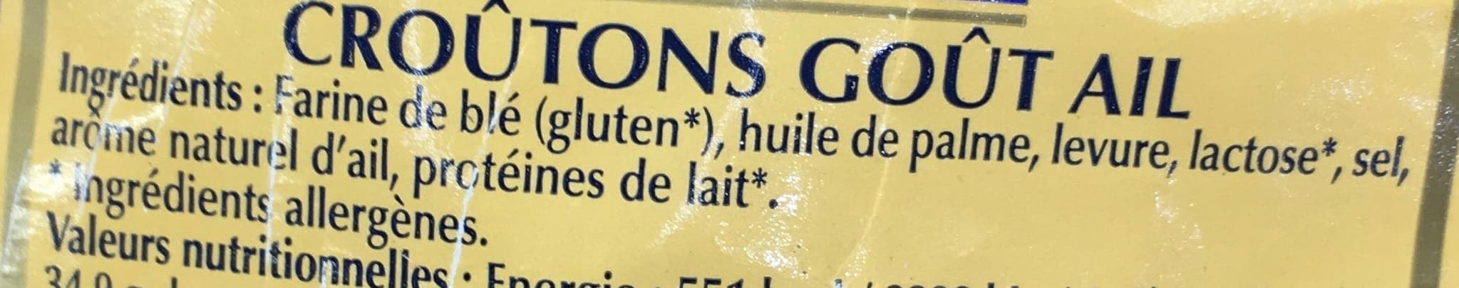 Select Marée Croûtons goût ail packshot