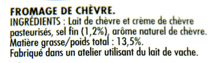 Chavroux Frischkäse aus 100% Ziegenmilch packshot