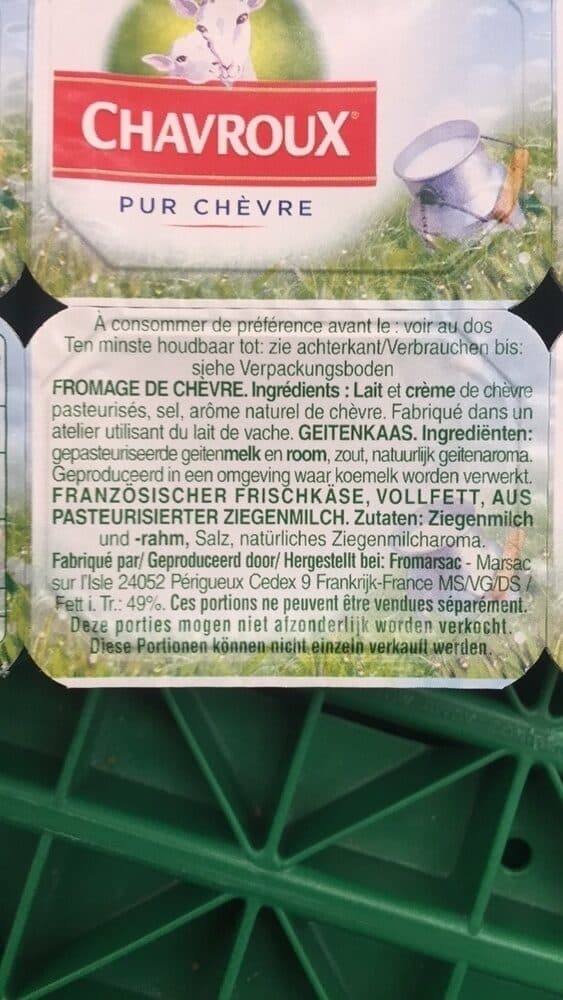 Chavroux 100% Zeigenmilch packshot