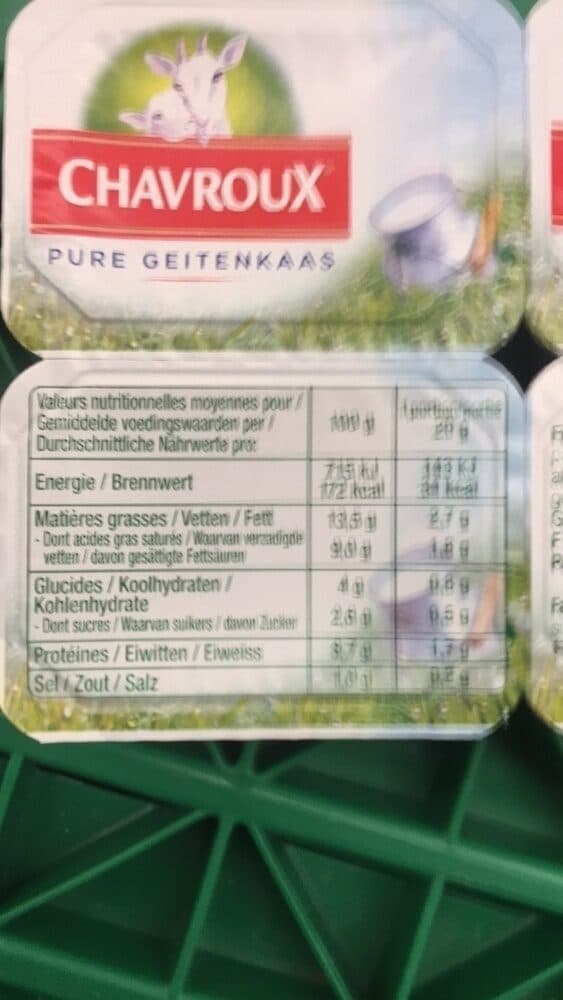Chavroux 100% Zeigenmilch packshot