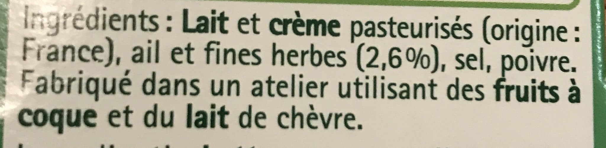 Savencia Tartare Ail et Fines Herbes packshot