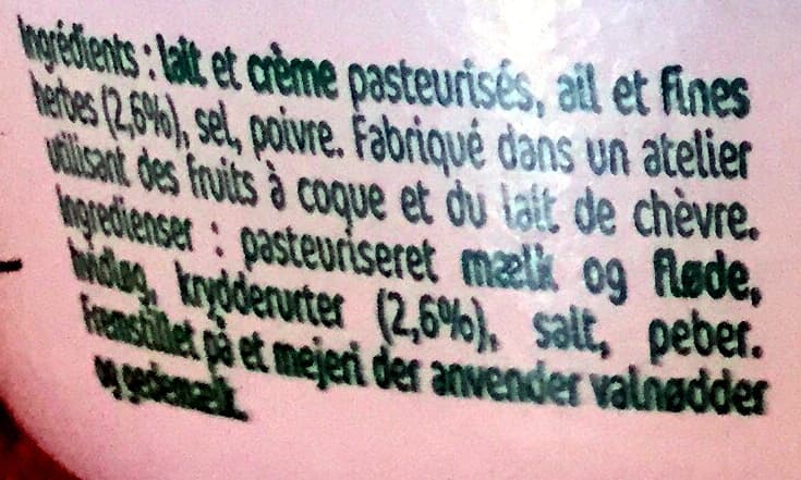 Savencia L'original Tartare Ail & Fines Herbes - le petit pot packshot