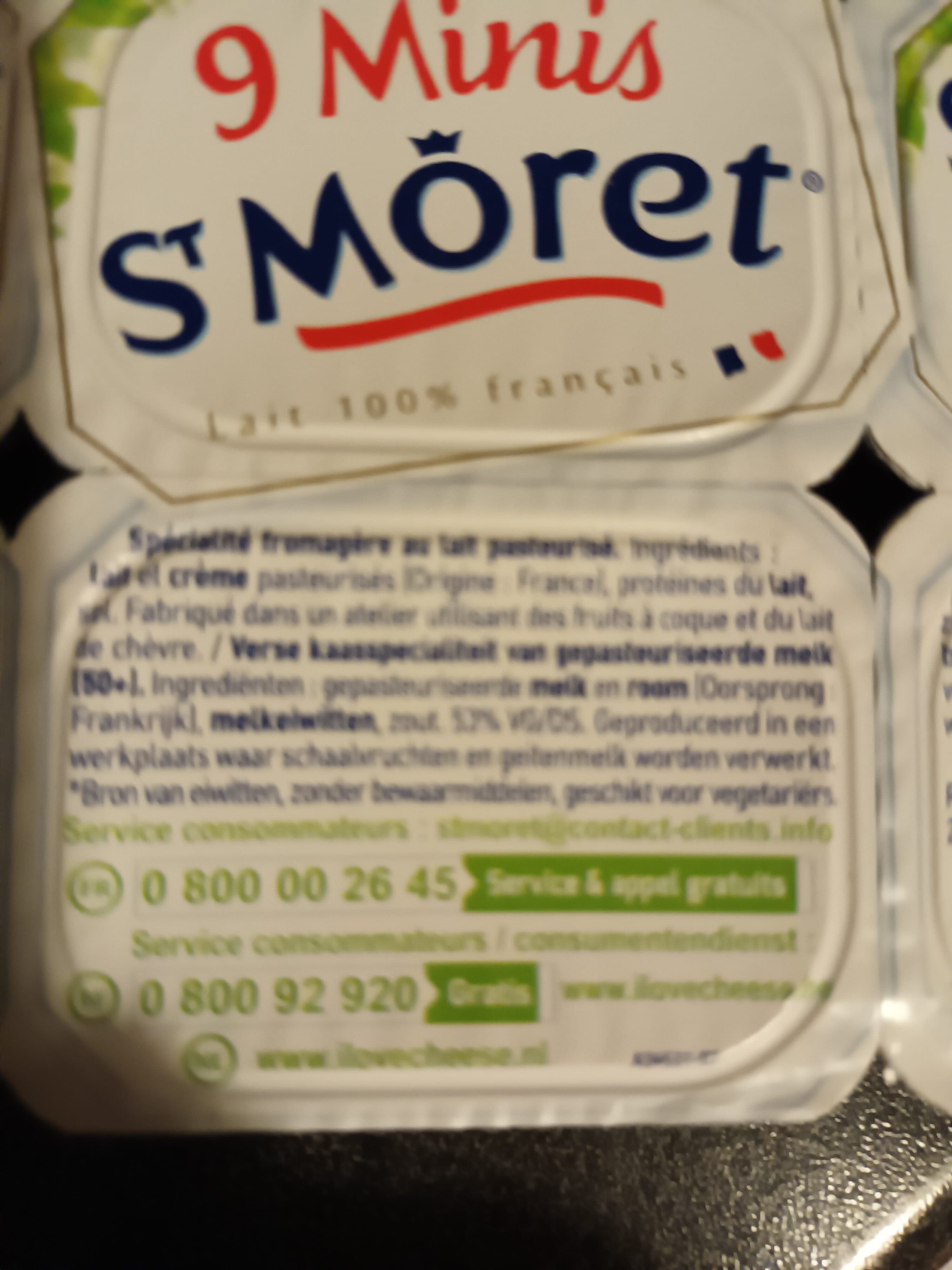 Savencia 9 Minis St Moret (17,8% MG) packshot