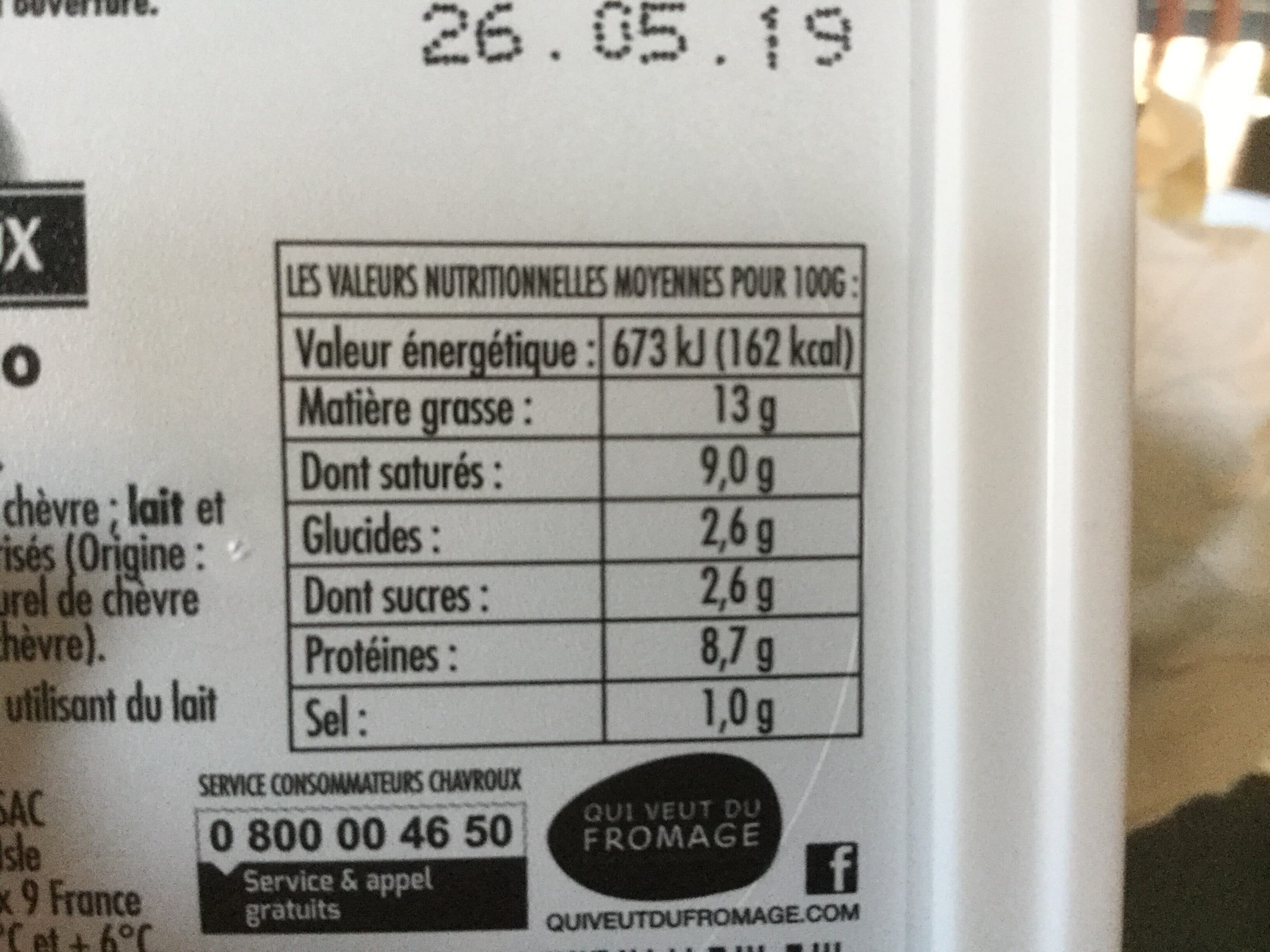 Chavroux Chavroux pur chevre packshot