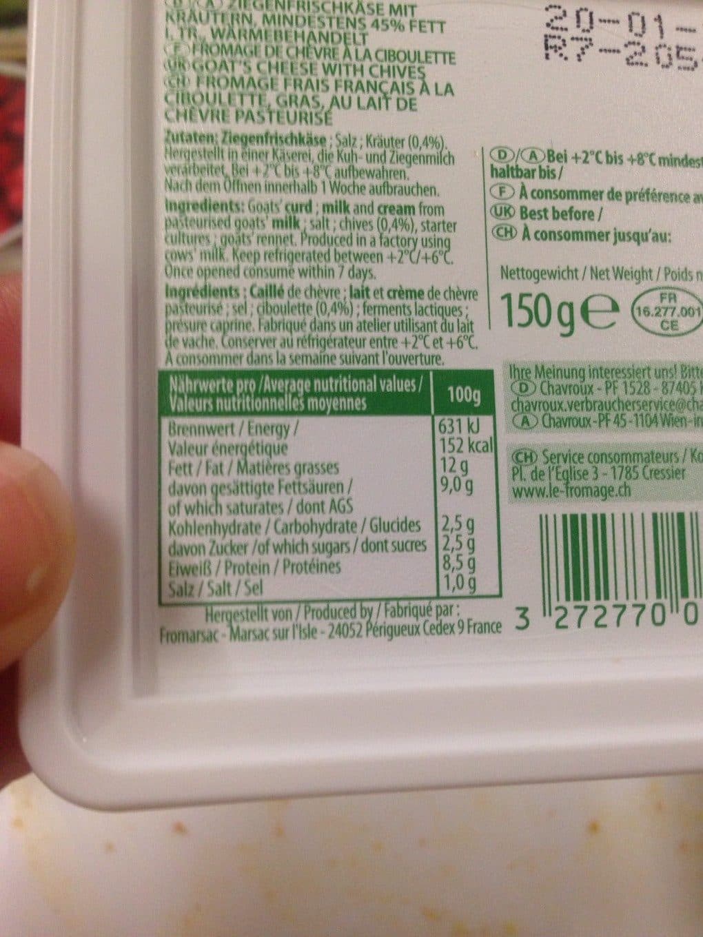 Chavroux Chavroux Chives packshot