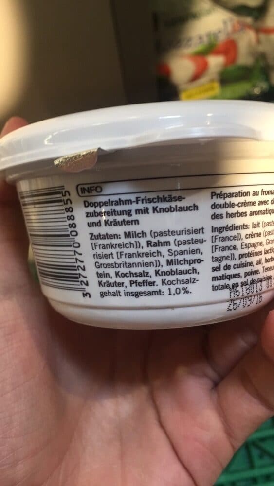 coop PRiX Garantie Fromage frais à l'ail et aux fines herbes packshot