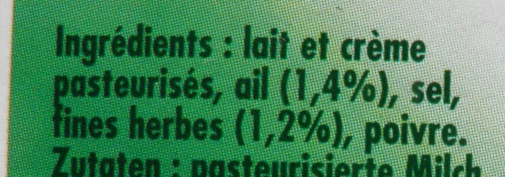 Savencia 8portions tartare ail & herbe packshot