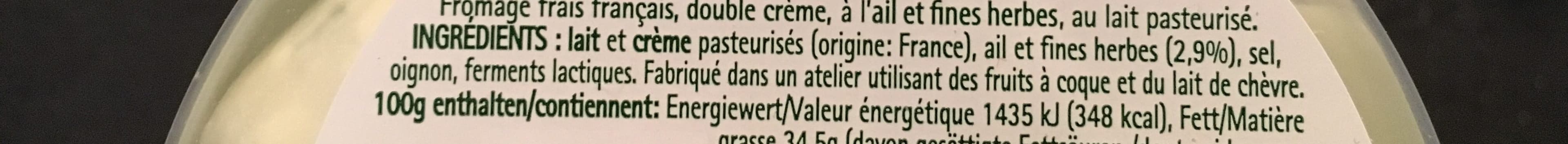 Fromarsac Tartare Rêve Du Jardin packshot