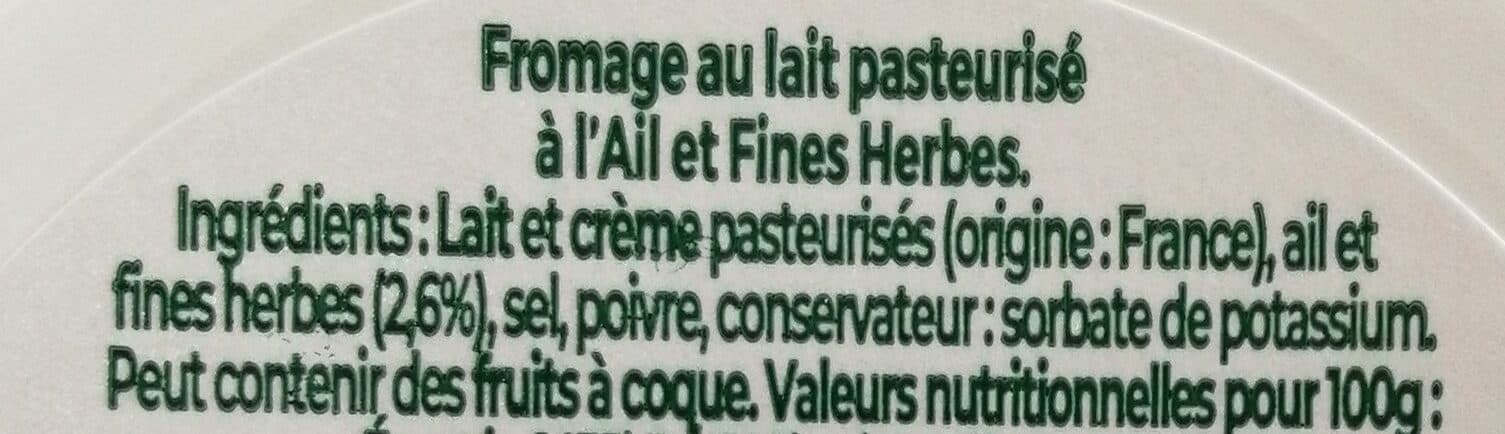 Fromarsac L'original tartare ail & fines herbes packshot