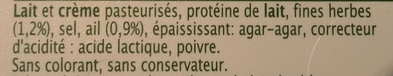 Savencia Fromage Ail & Fines Herbes packshot
