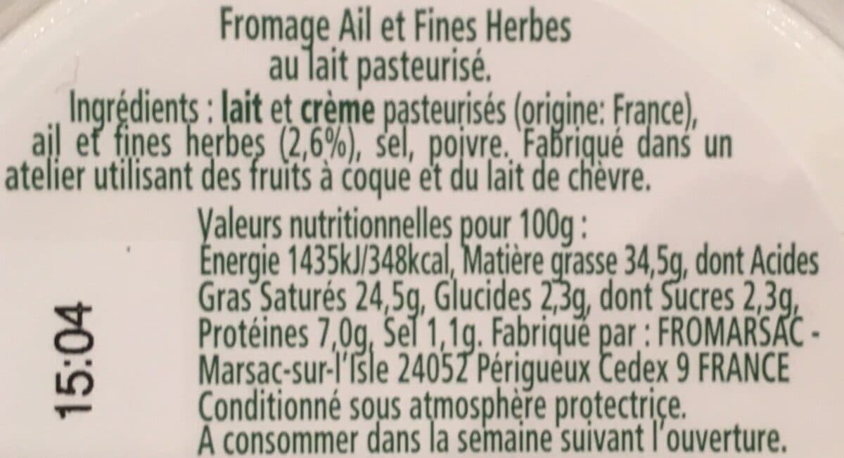 Savencia Ail et Fines Herbes packshot