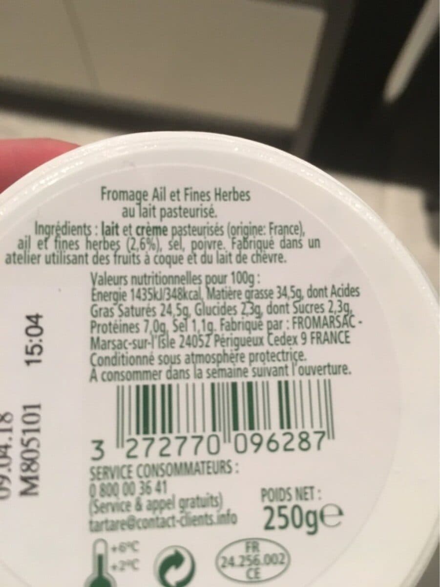 Savencia Ail et Fines Herbes packshot