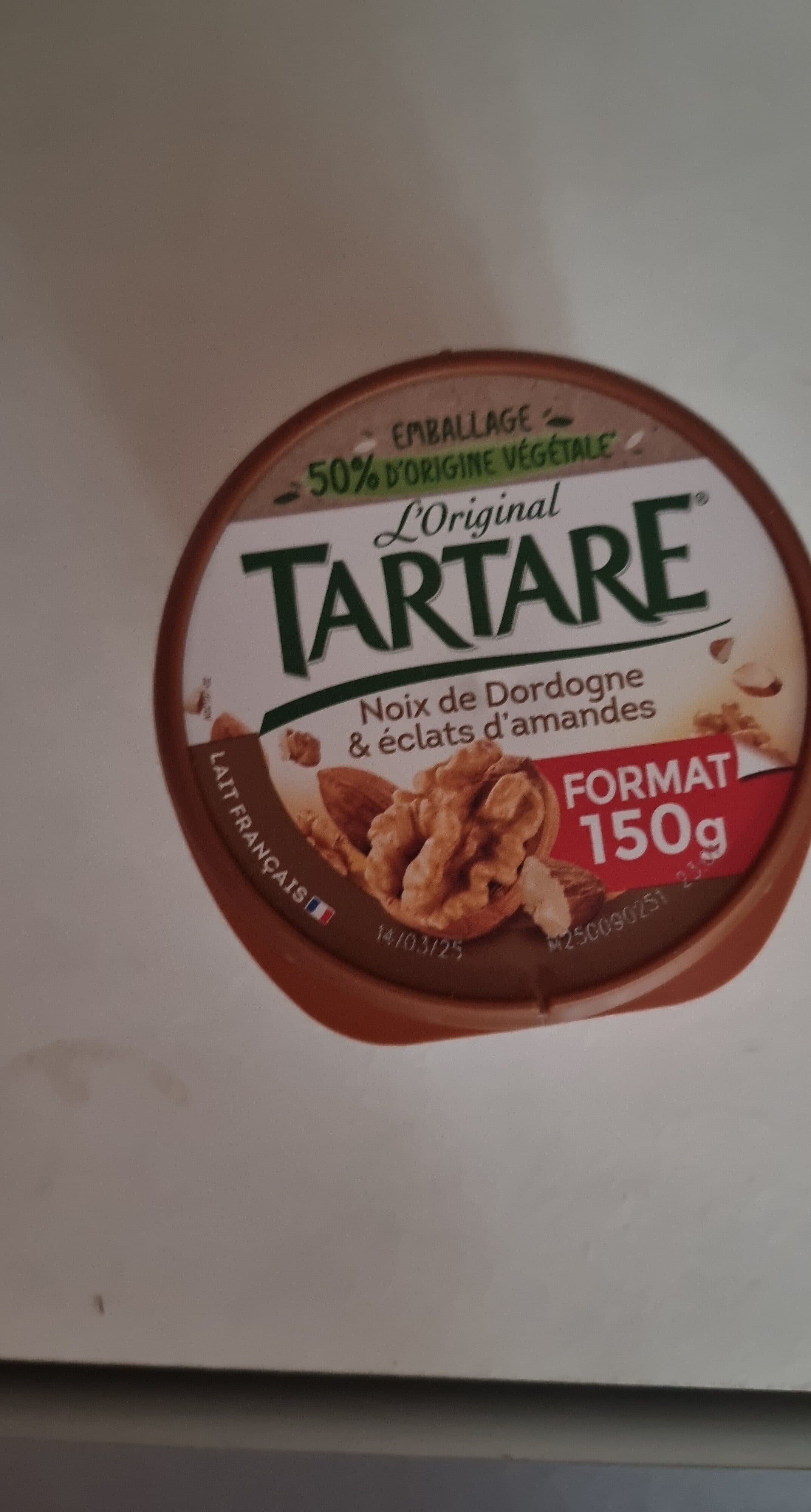 Savencia tartare noix packshot