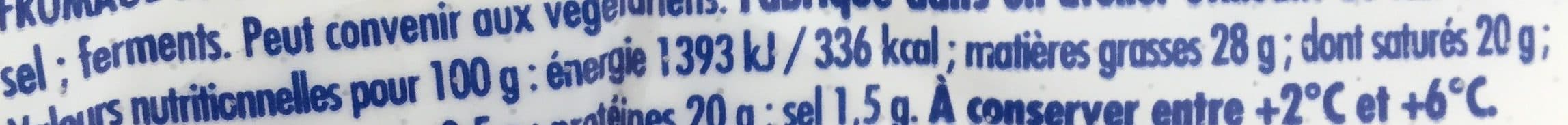 Chavroux La Bûche pur chèvre Lait 100% packshot