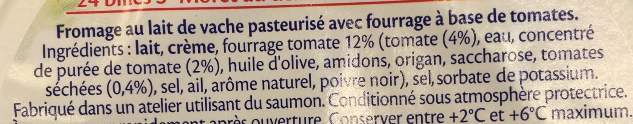Fromarsac Apéritif 24 Billes au coeur de Tomates (28% MG) packshot