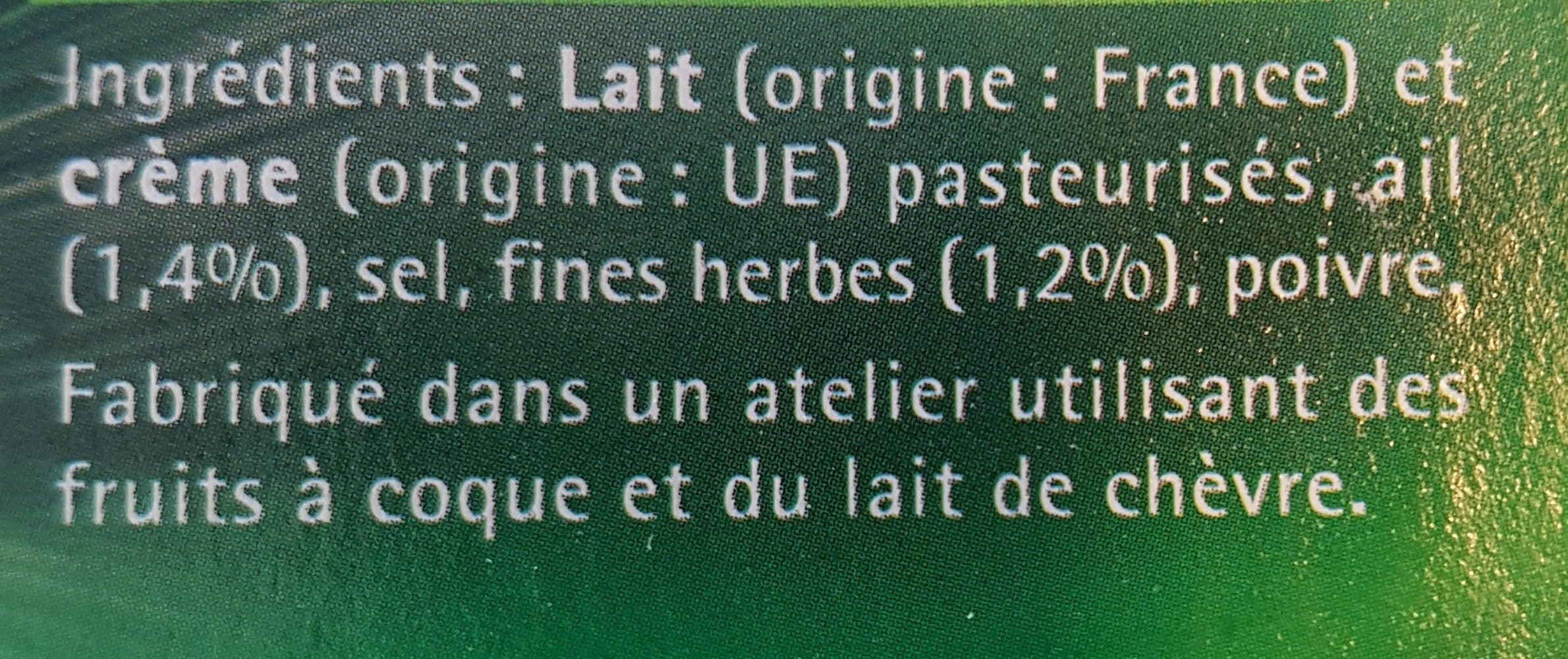 Savencia Tartare Ail & Fines Herbes - format familial packshot