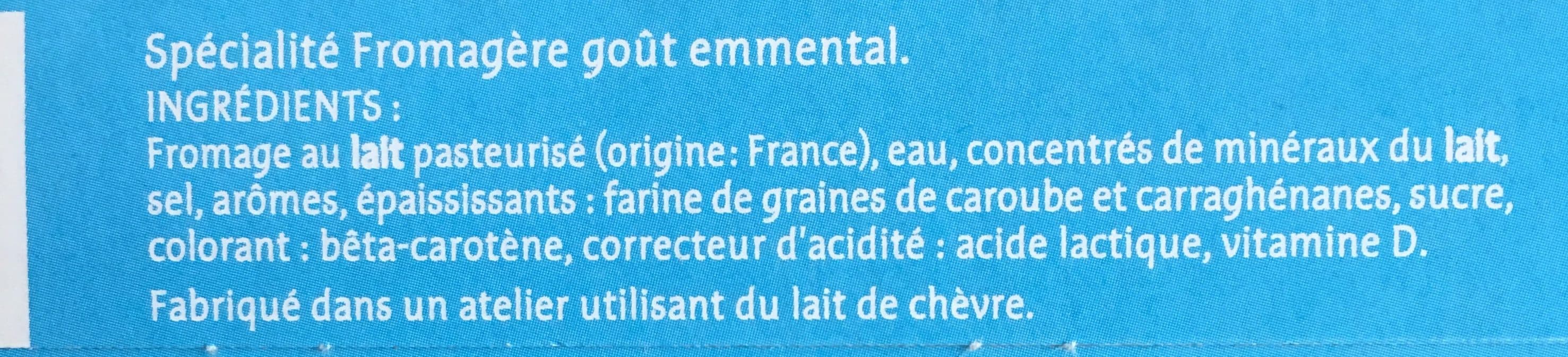 P'tit louis Spécialité fromagère pasteurisé P'TIT LOUIS emmental, 23,9%MG packshot