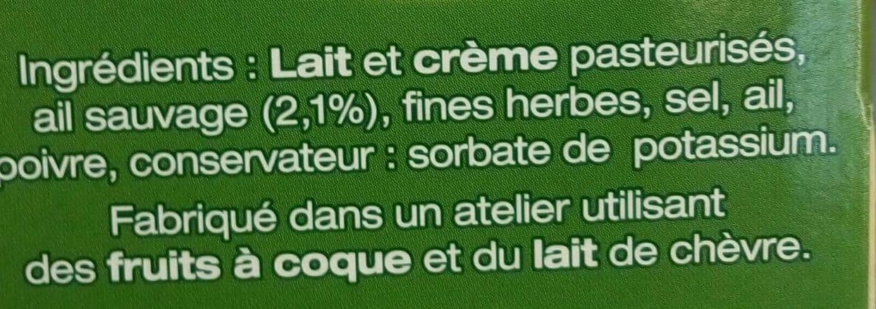 Fromarsac Tartare Ail sauvage packshot