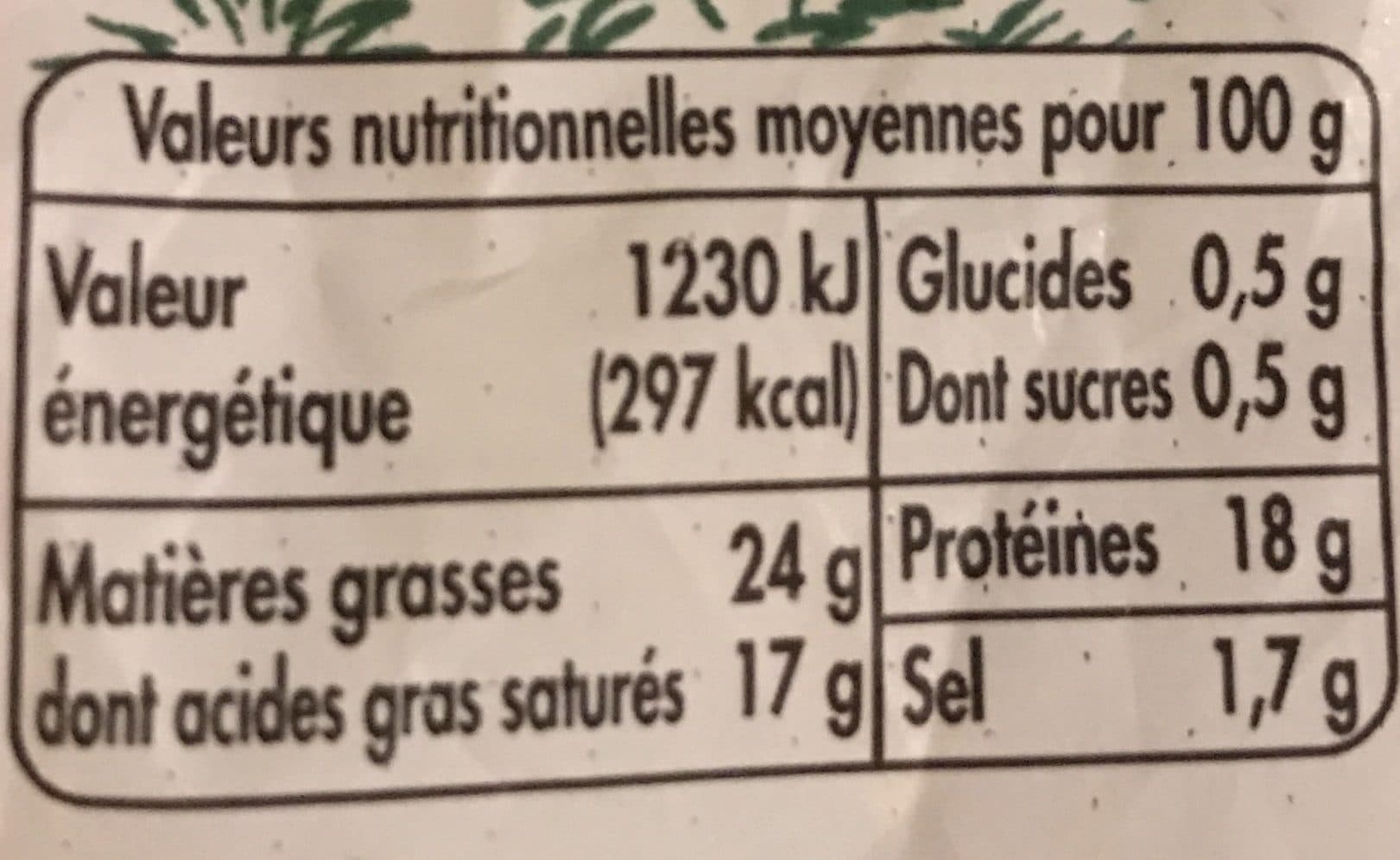 SAINT-LOUP Fromage de chèvre au lait pasteurisé packshot