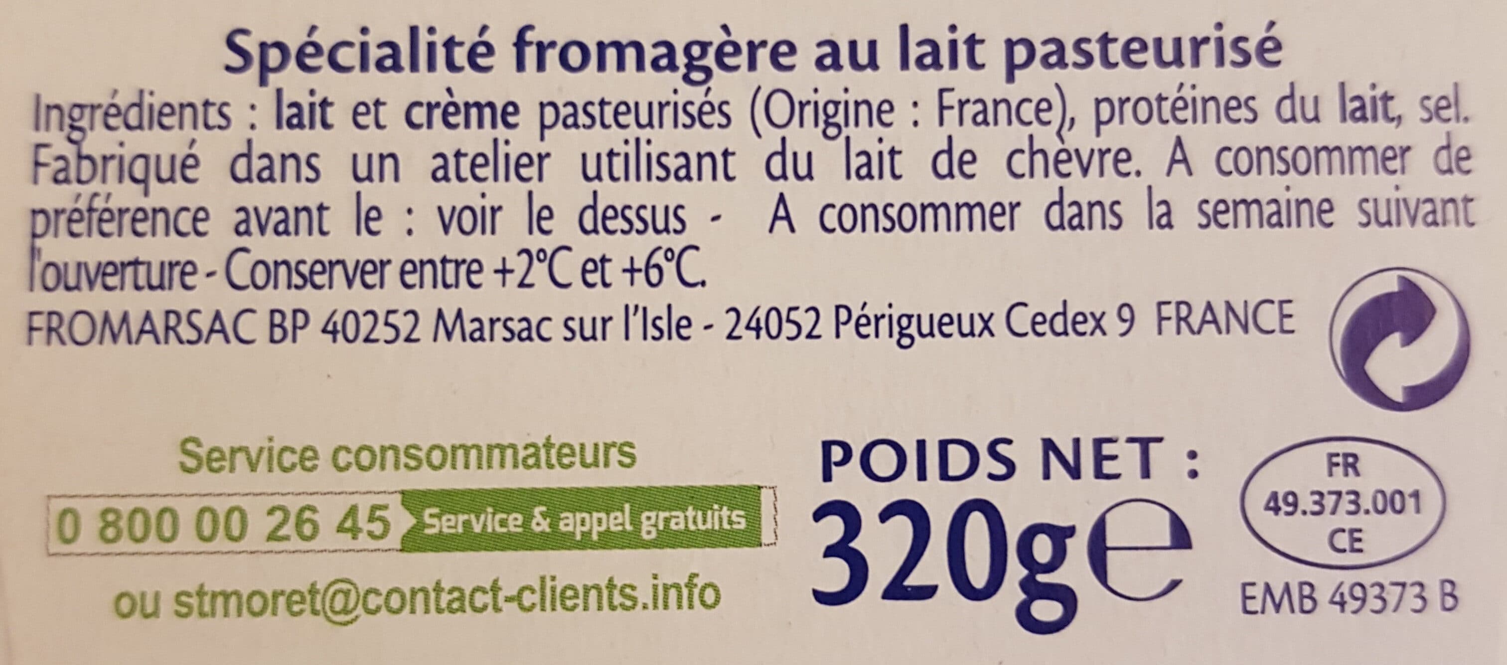 Savencia St Môret nature - Le Goût Primeur packshot