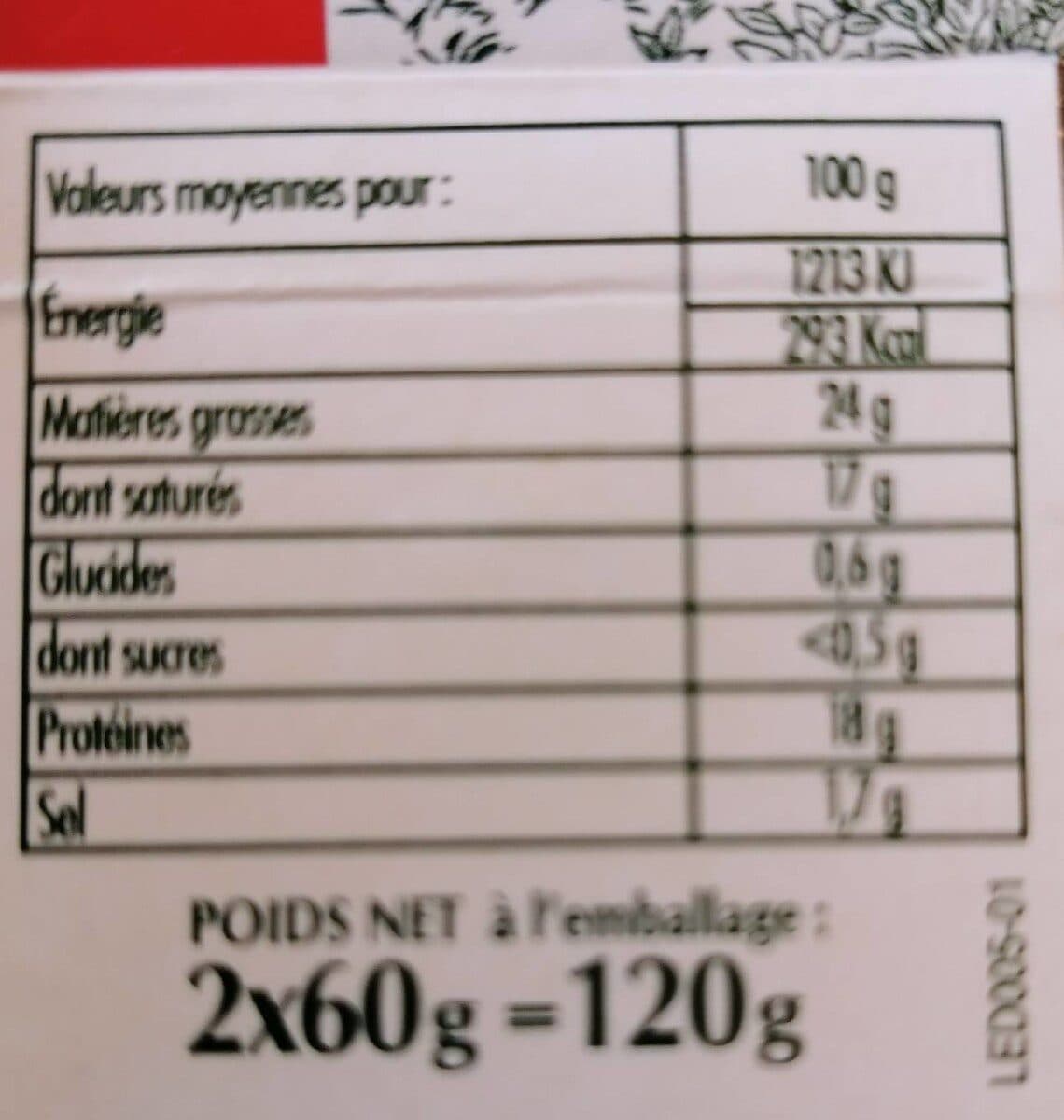 SAINT-LOUP Fromage de chèvre au lait pasteurisé packshot