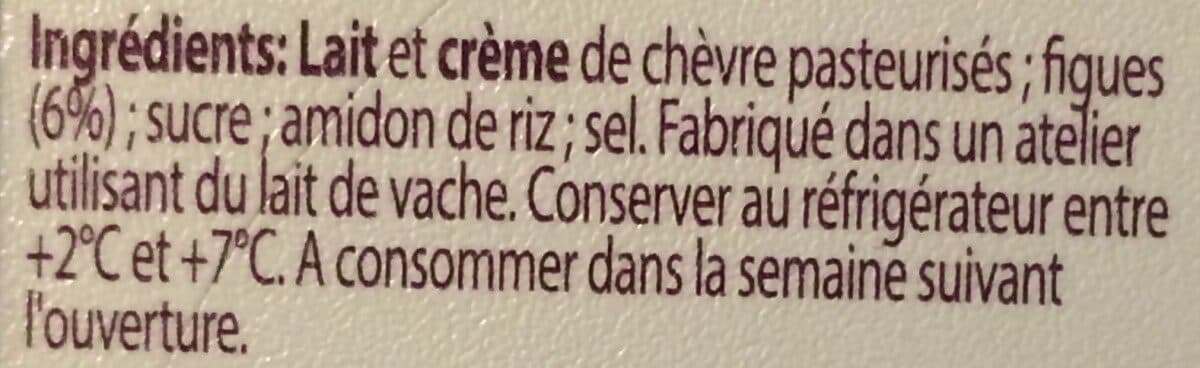 Chavroux Fromage de chevre Figues packshot