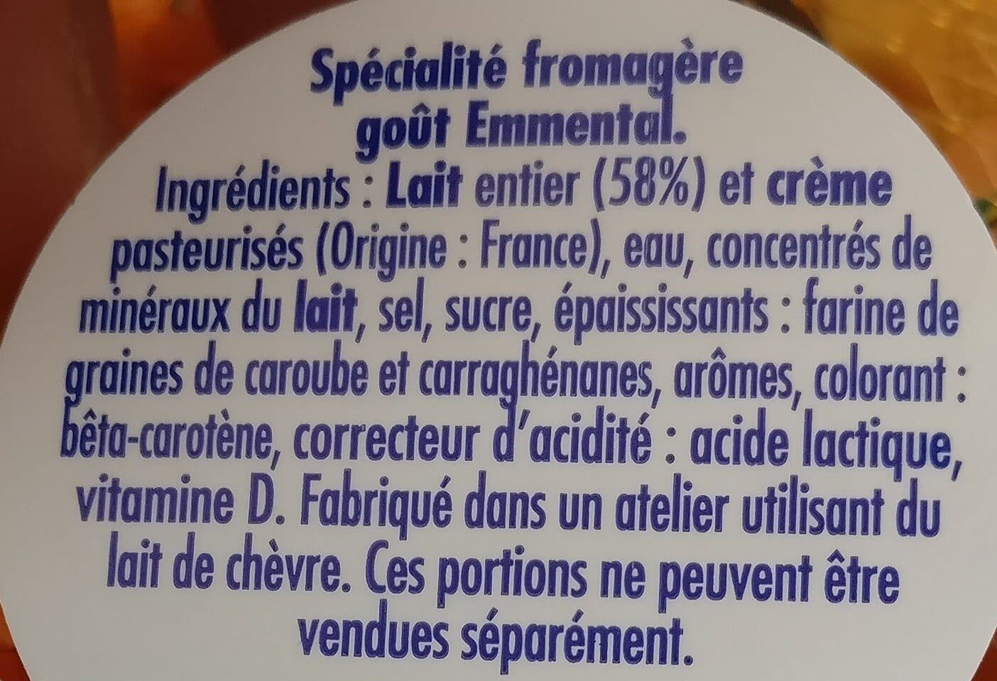 P'tit Louis P'tit Louis goût emmental packshot