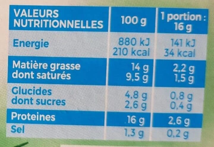 Savencia Tartare leger packshot
