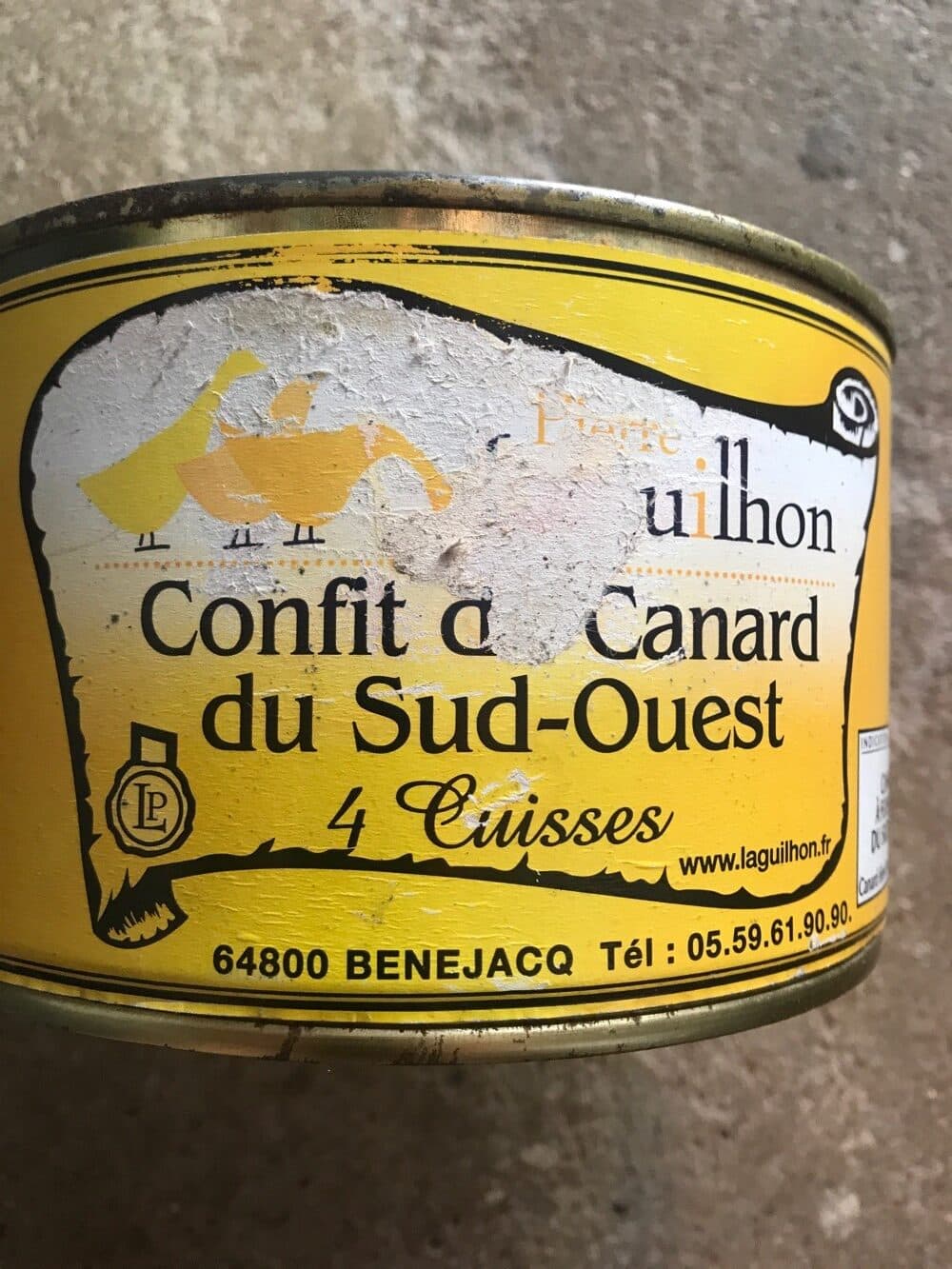 Pierre Laguilhon Confit de canard Laguilhon packshot