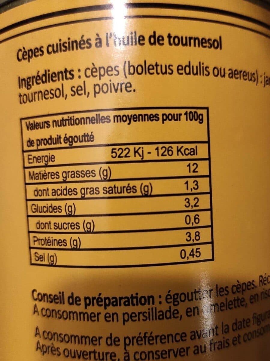 Pierre Laguilhon Laguilhon cèpe cuisiné à l'huile forêt france packshot