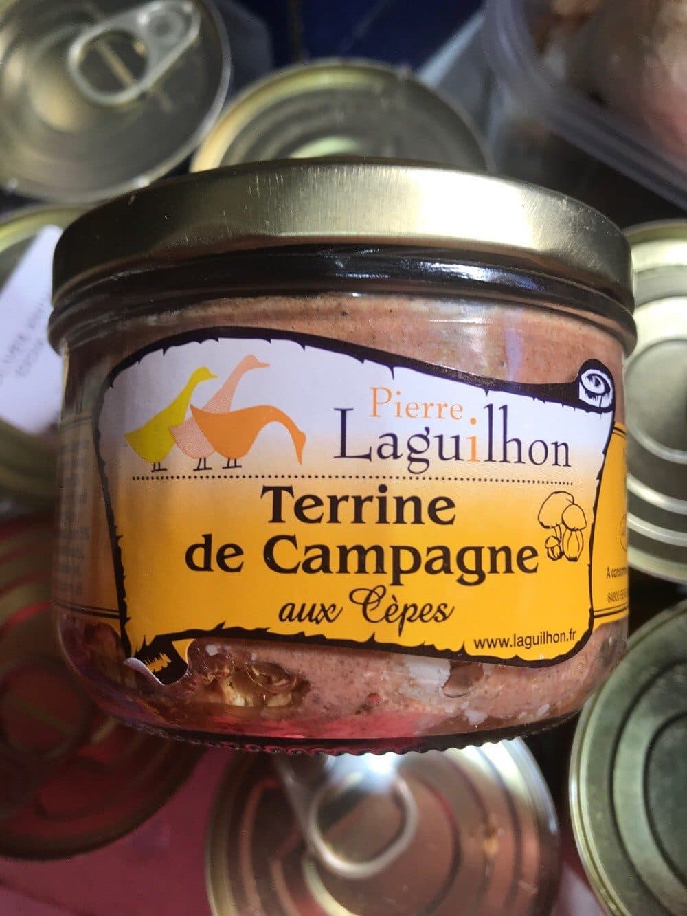 Pierre laguilhon Terrine de campagne aux cepes PIERRE LAGUILHON packshot
