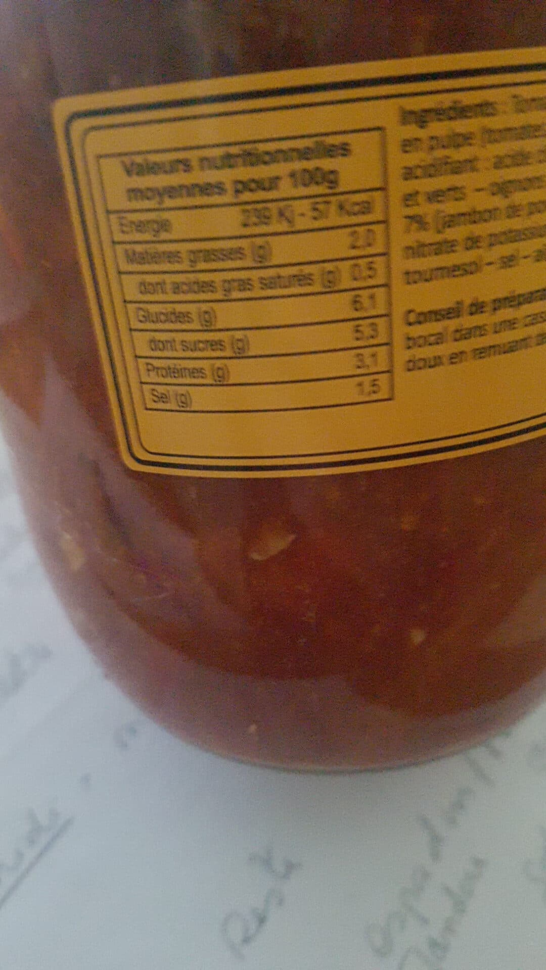 Pierre laguilhon Piperade au jambon de Bayonne PIERRE LAGUILHON packshot