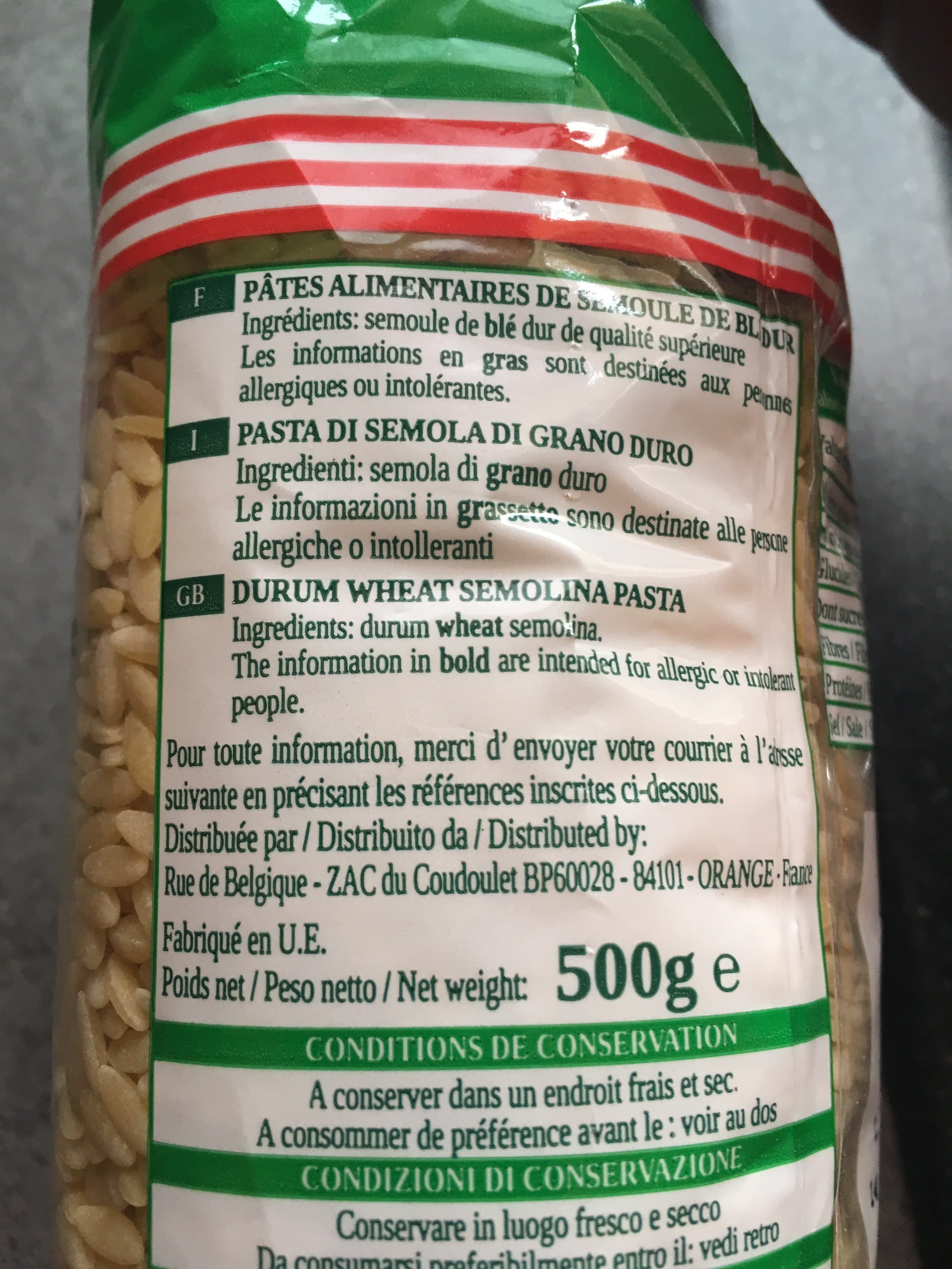 Grand Vatel Grand Vatel, Pates a potage, le paquet de packshot