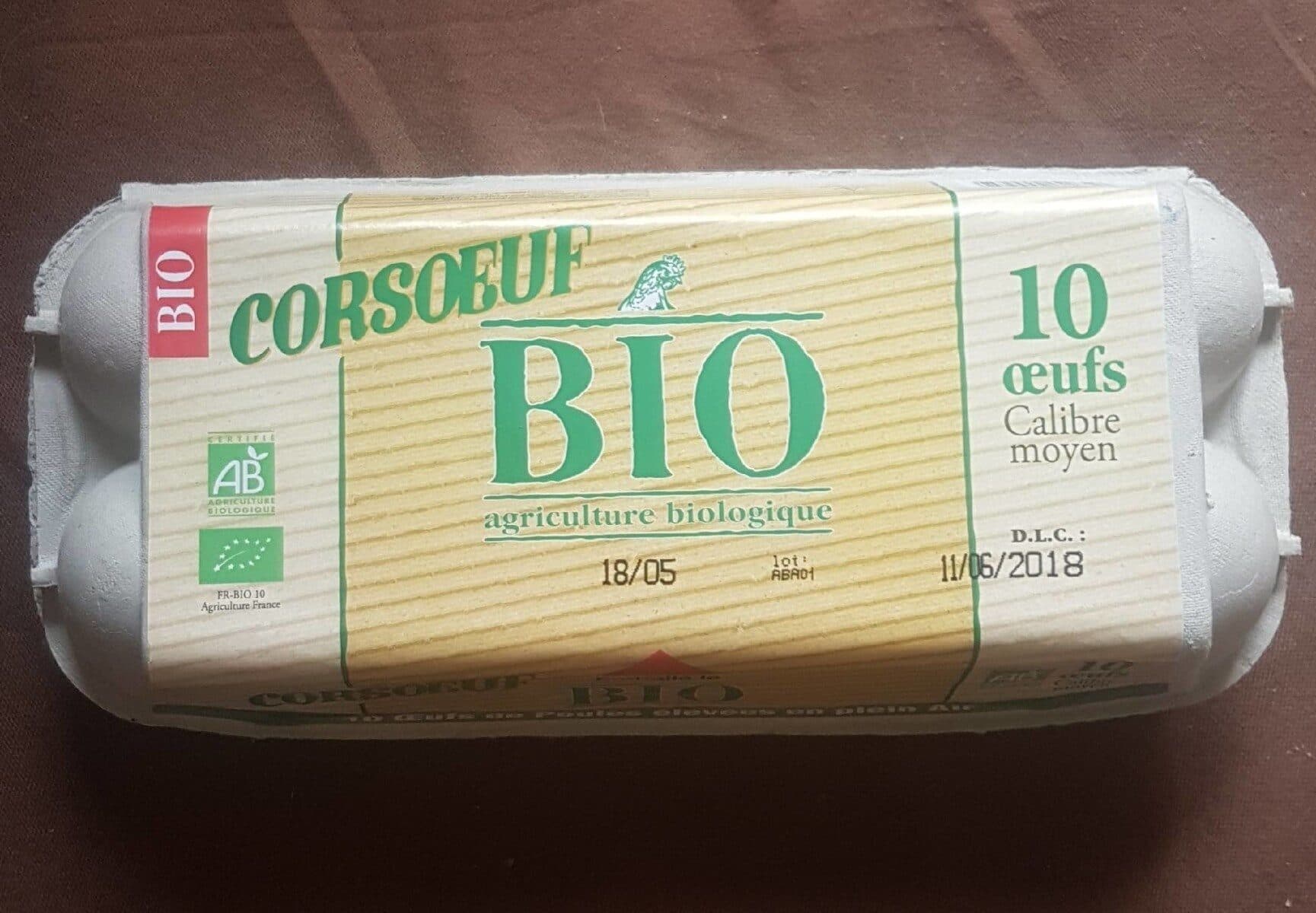 Open Food Facts Oeufs bio agriculture biologique packshot