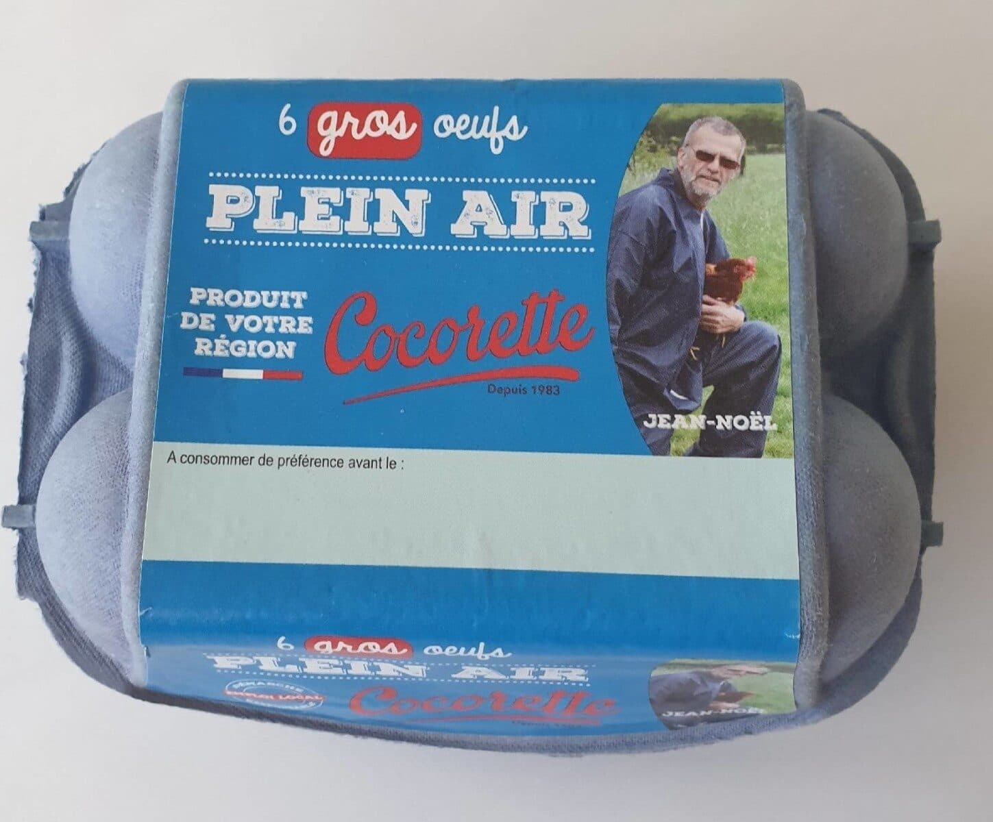 Cocorette Oeufs plein air Cocorette x6 packshot