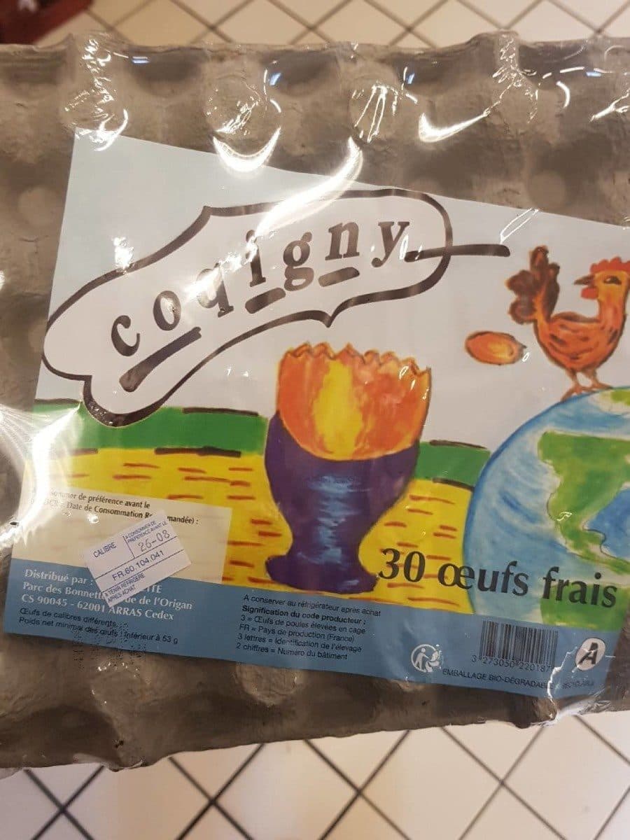 Open Food Facts Oeuf packshot