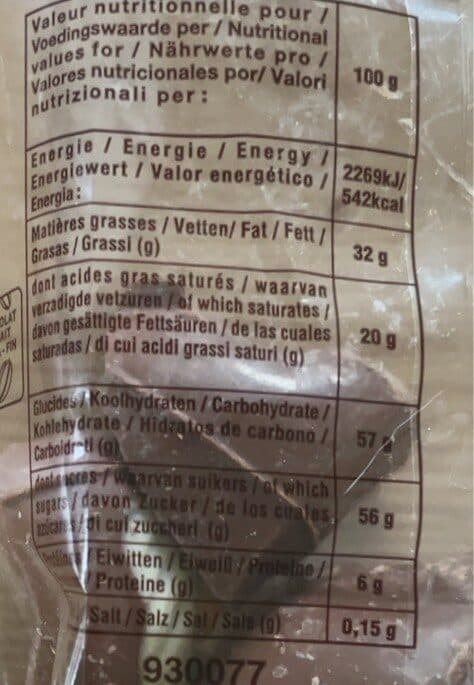 Open Food Facts Chocolat en formes de lapin packshot