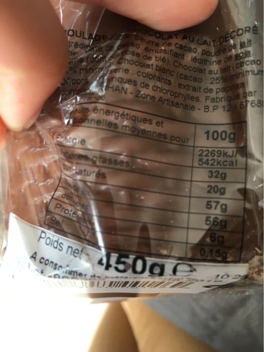 Open Food Facts Oeufs Joyeuses Pâques Rohan Chocolat au lait packshot
