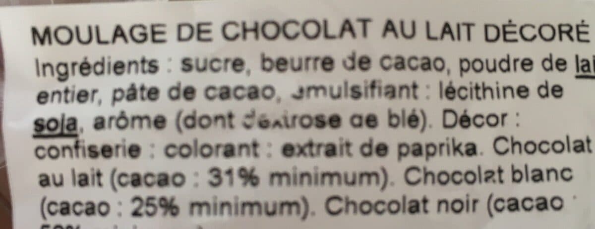 Open Food Facts Poule chocolat packshot