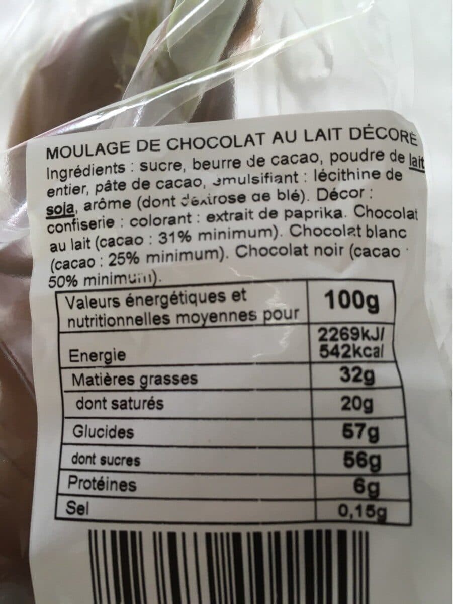 Open Food Facts Poule chocolat packshot
