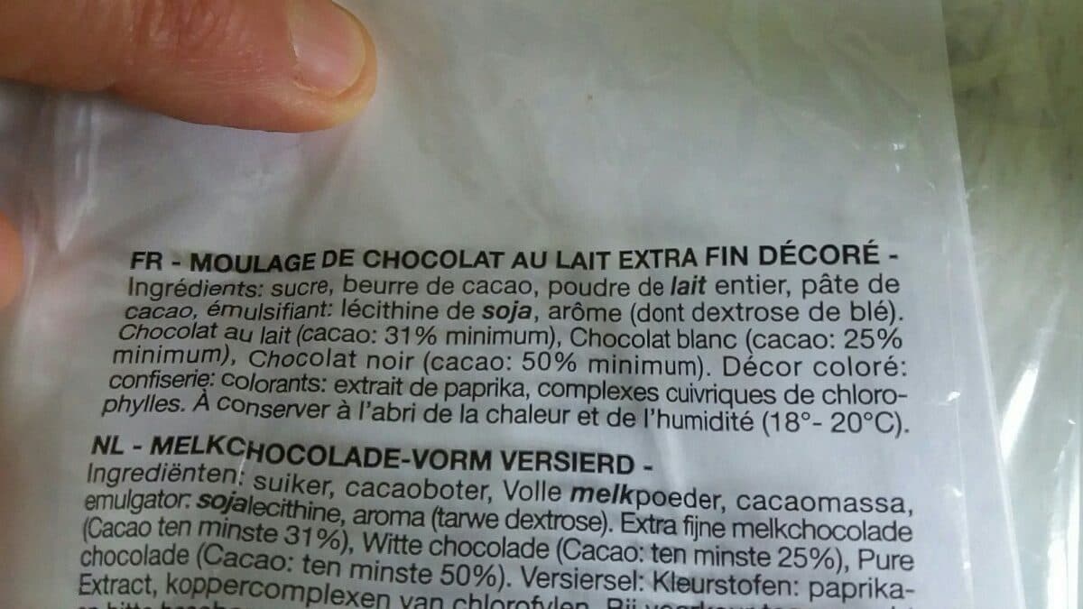 Open Food Facts écureuil en chocolat packshot