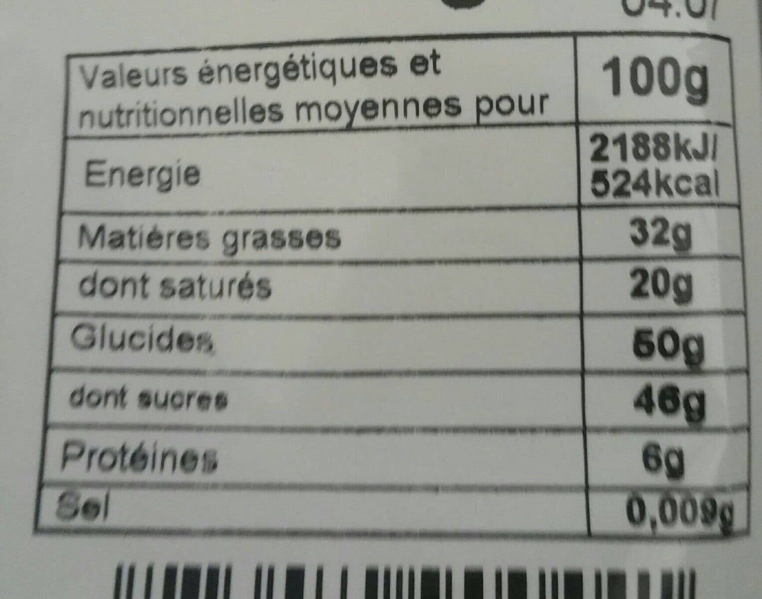 Open Food Facts Lapin chocolat noir packshot
