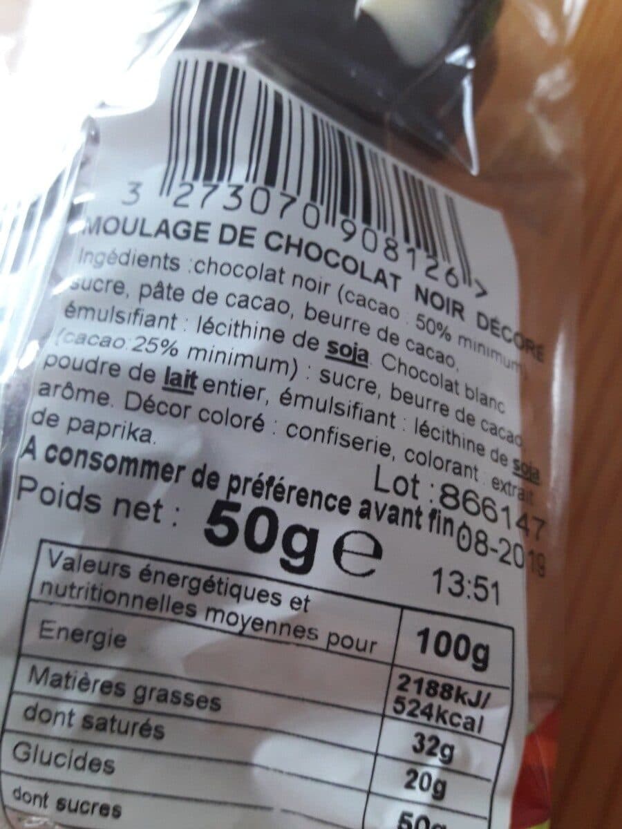 Rohan Moulages oeuf, poule, cloche et lapin en chocolat noir ROHAN packshot