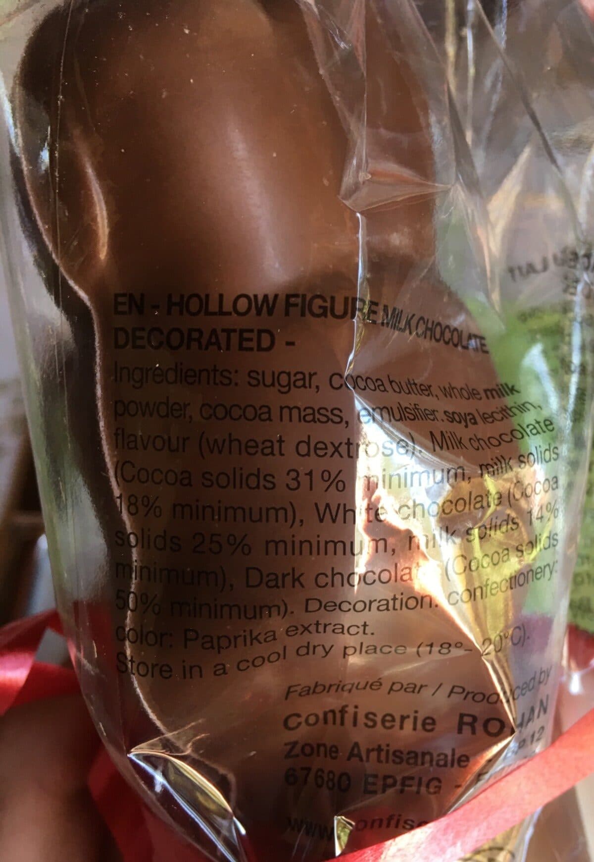 Open Food Facts Chocolat au Lait packshot