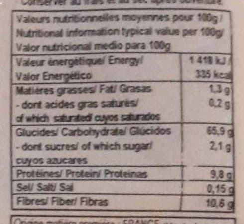Celnat Farine de Seigle type 130 packshot