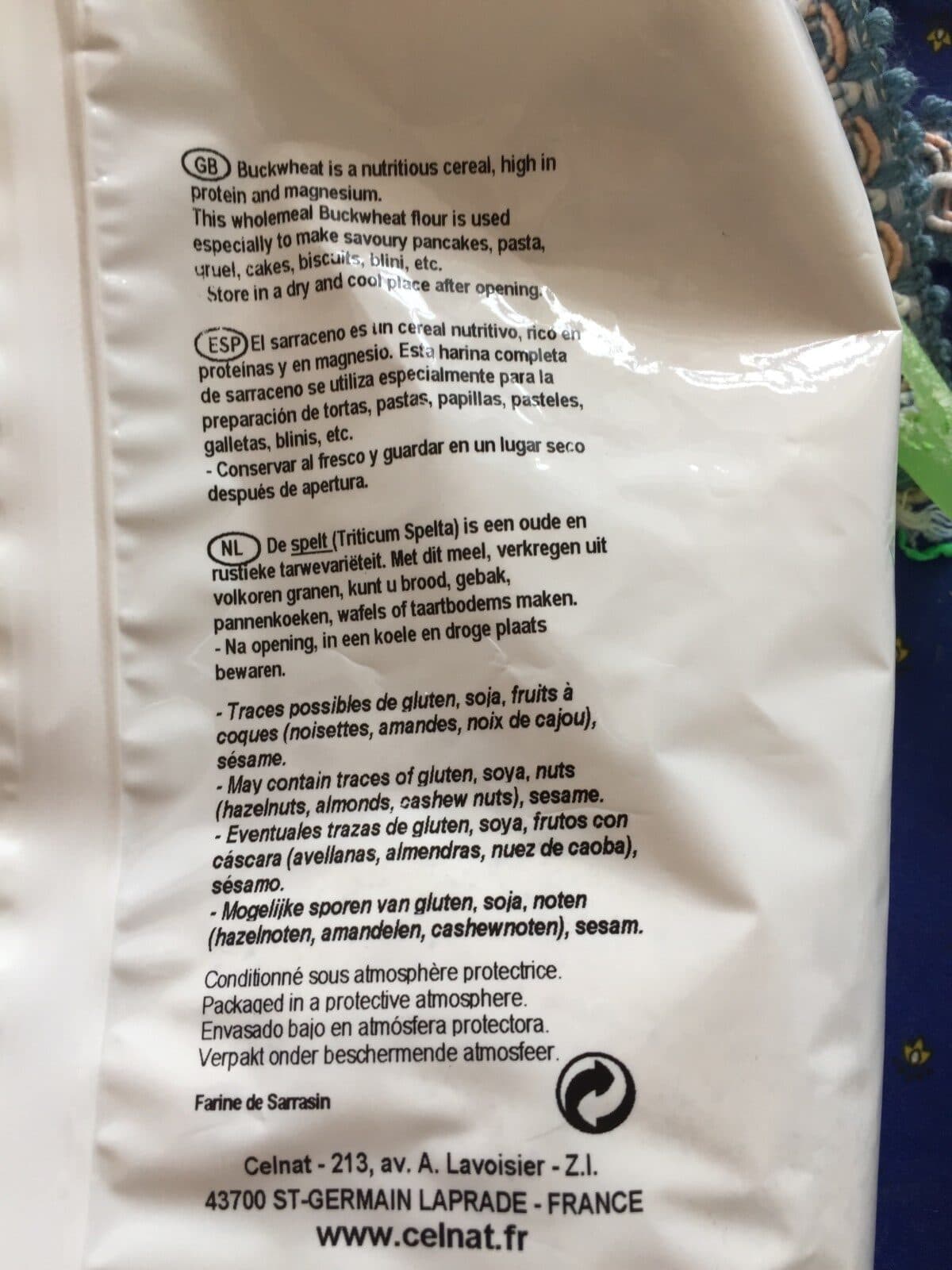Celnat Farine De Sarrasin packshot