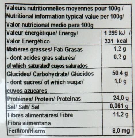 Celnat Lentilles vertes packshot