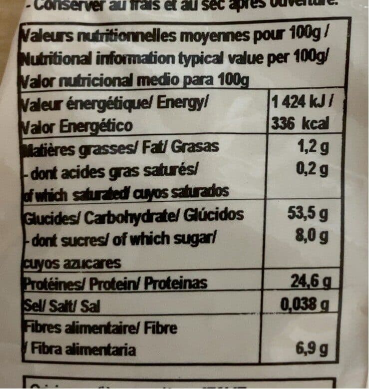 Celnat 500G Pois Casses Verts packshot